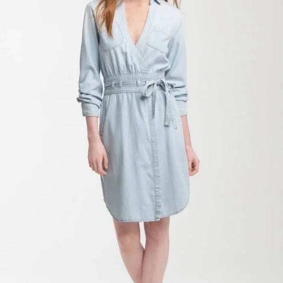 Diane Von Furstenberg | Dresses | Dvf Current Elliott Denim Wrap Dress |  Poshmark